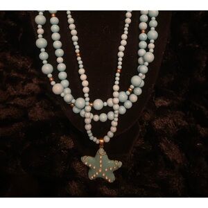 Starfish beaded necklace